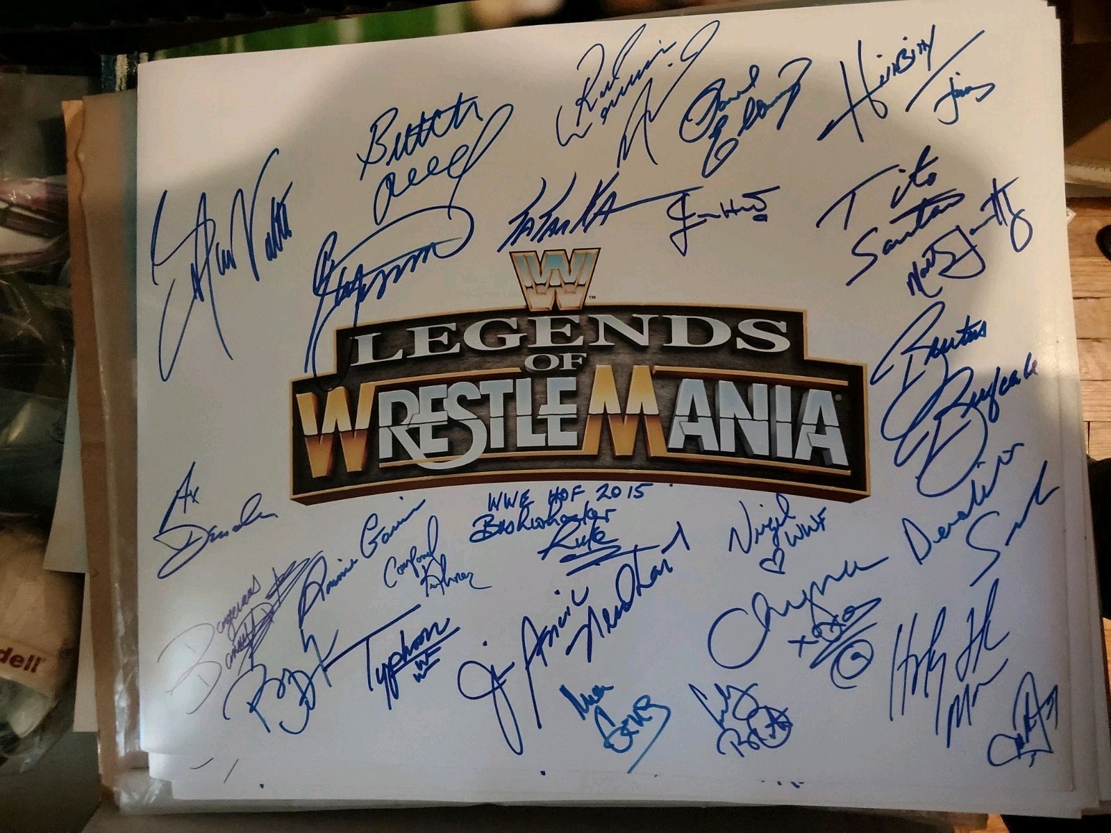 WWE WRESTLEMANIA SIGNED AUTOGRAPH 16X20 PHOTO AUTO BY 26 Chyna Animal  Mean Gene