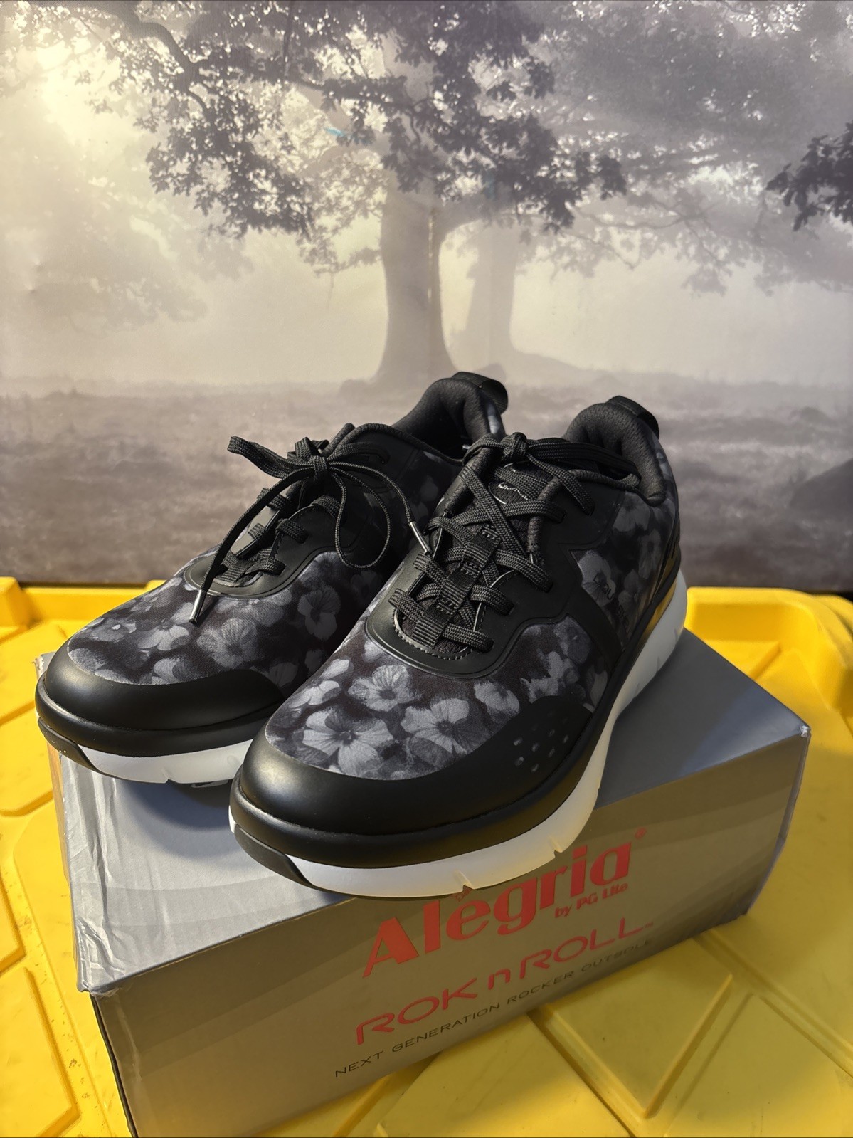 Alegria Eclips Pansy Power Black Shoes Womens Size 8 Comfort Walking Nurse Style