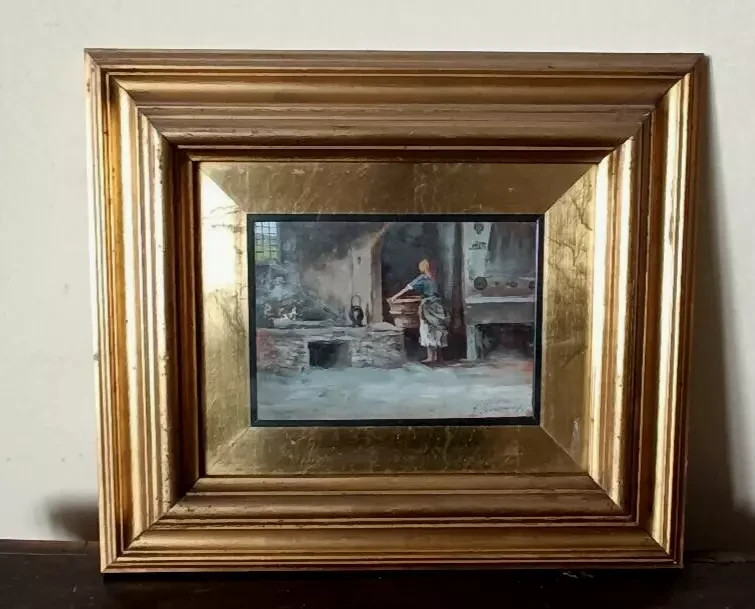 oil on panel 