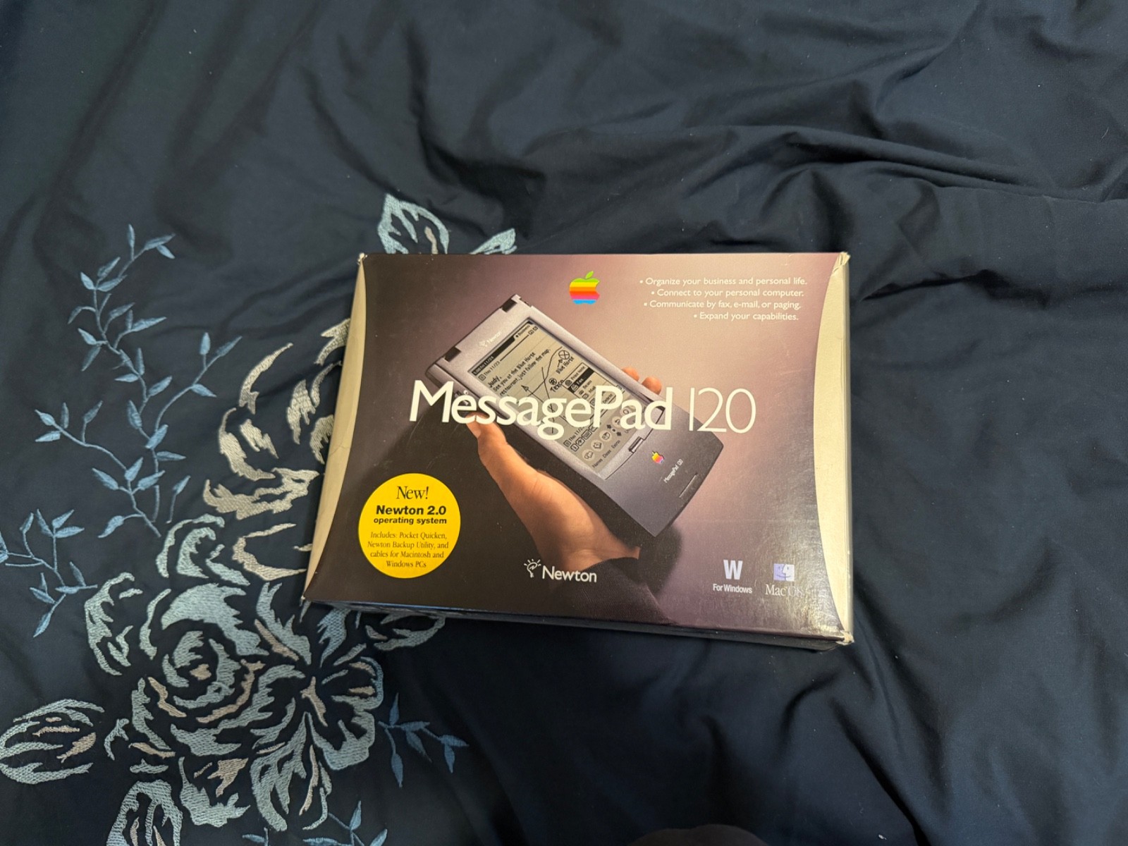 Apple Newton 120 near mint in box with never used keyboard