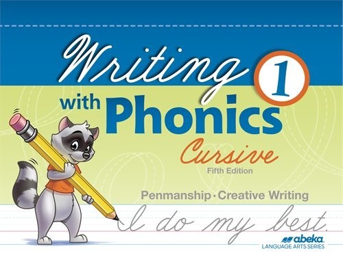 NEW Abeka Writing With Phonics 1 Cursive Workbook Penmanship Creative Writing