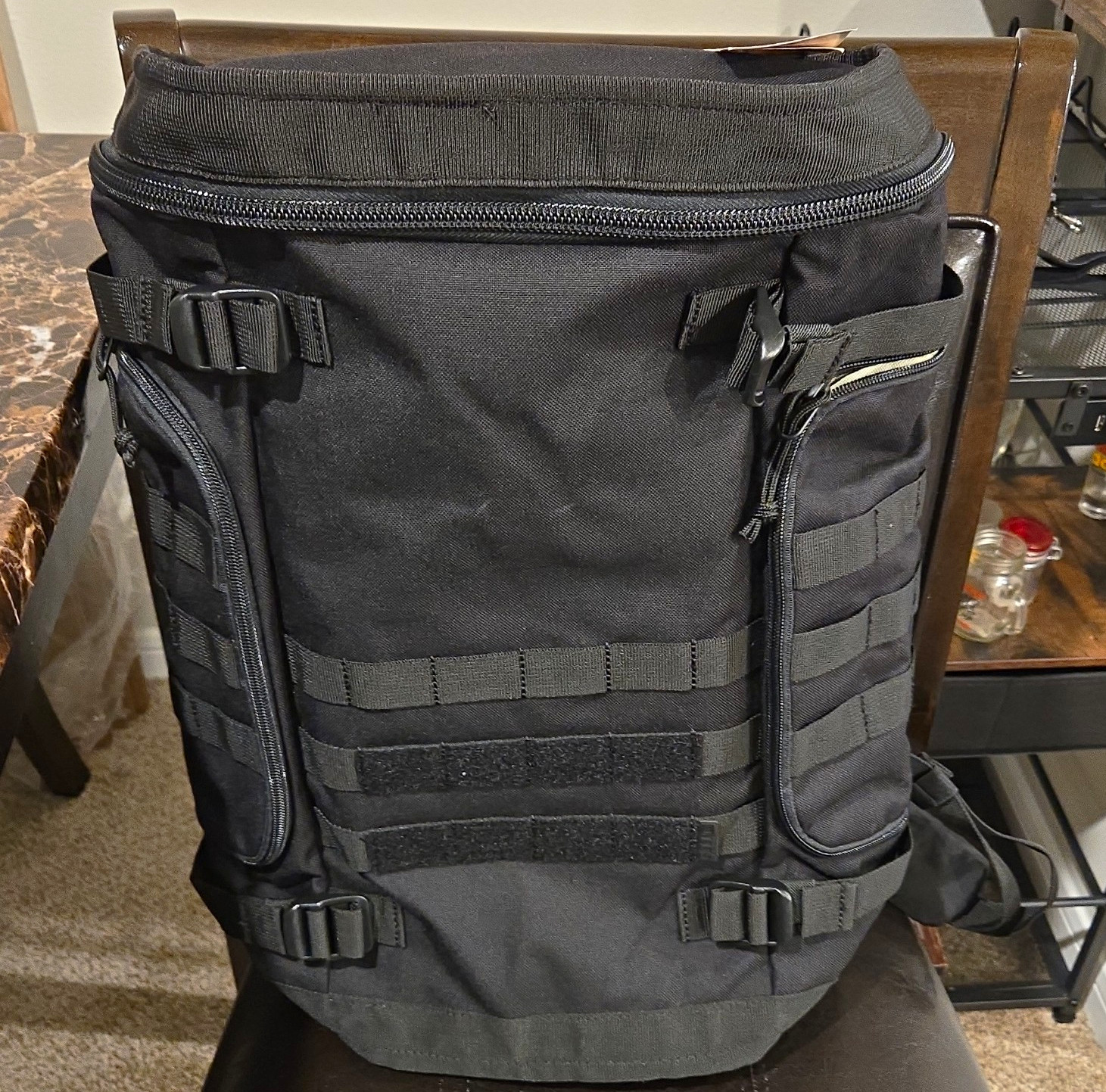 5.11 AMP24 30L Tactical Backpack Black MOLLE Zip Closure Fits 15