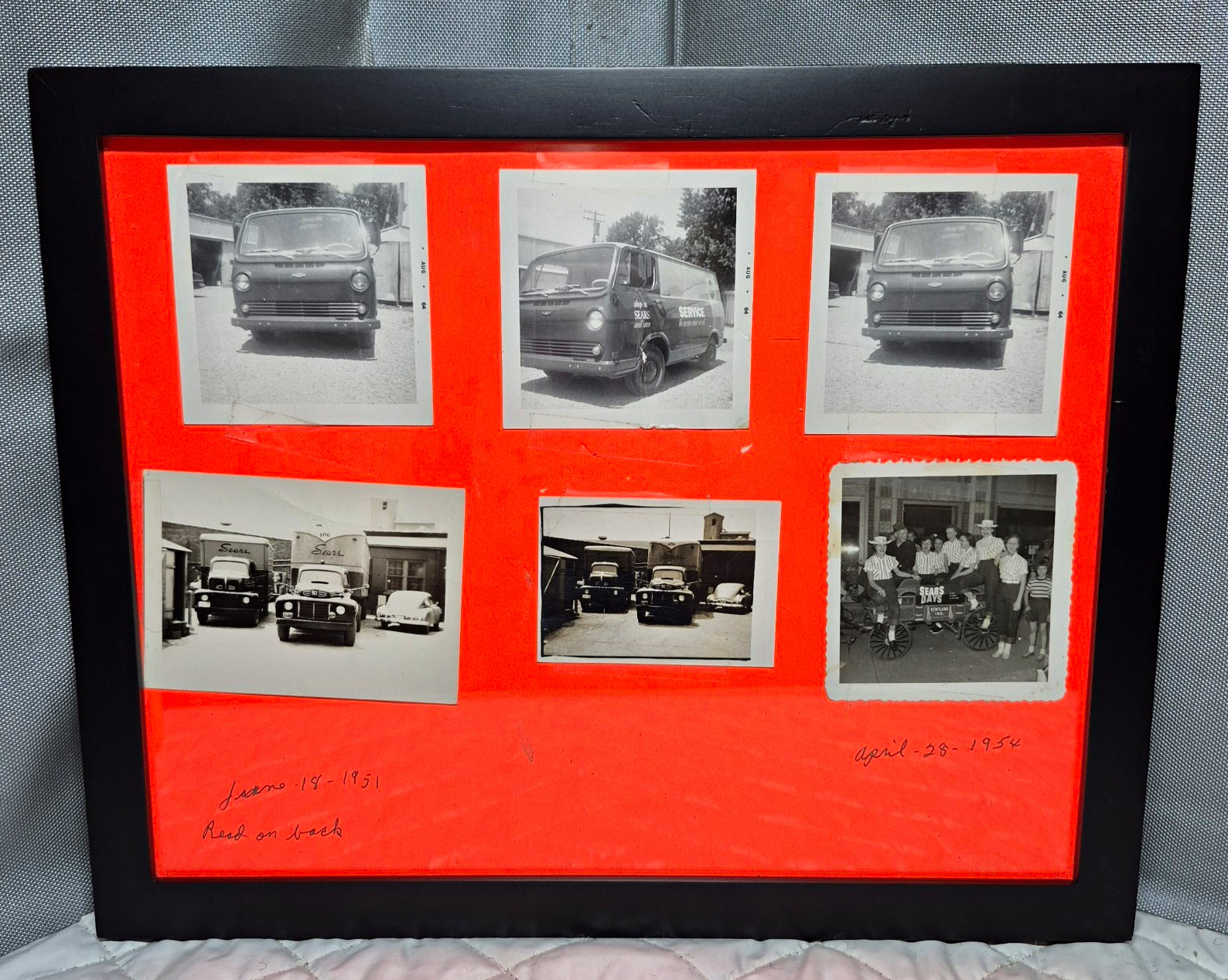 Original 1950s Sears Roebuck Kentland Indiana Photos Sears Days 1954 Truck Rare