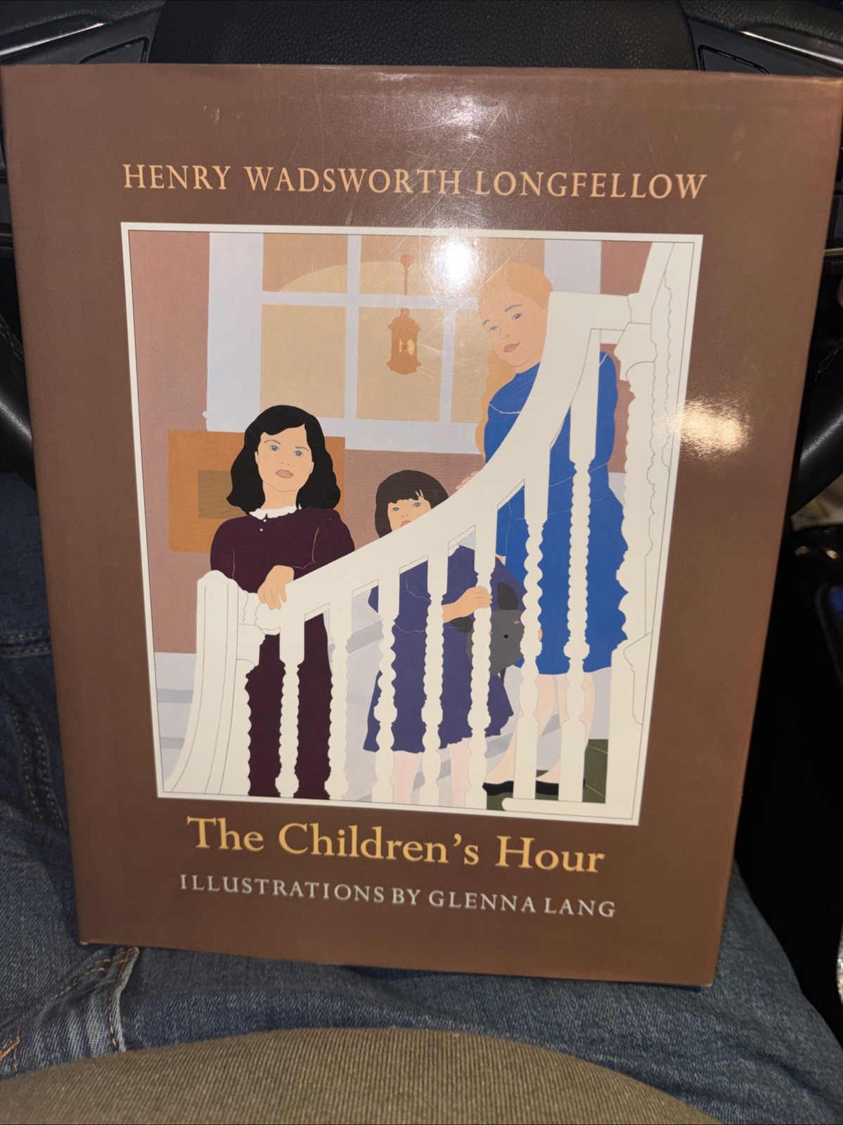 Signed Glenna Lang THE CHILDREN'S HOUR 1st Edition Henry Wadsworth Longfellow