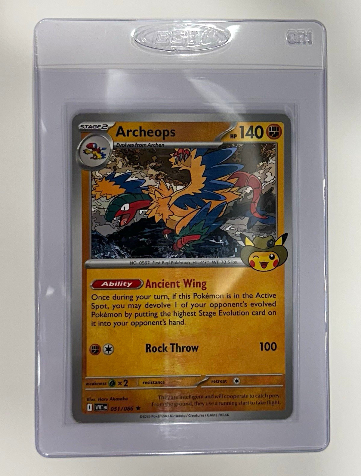 Pokemon TCG Archeops (Field Museum Promo) 051/086 Pokemon TCG Archeops (Field Museum Promo) 051/086