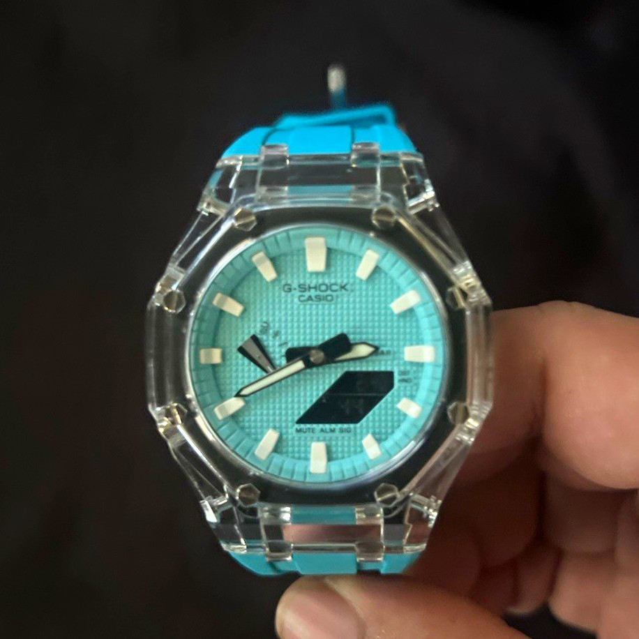 Teal AP-STYLE G-SHOCK Analog/Digital Blue Dial Quartz 200m Teal AP-STYLE G-SHOCK Analog/Digital Blue Dial Quartz 200m