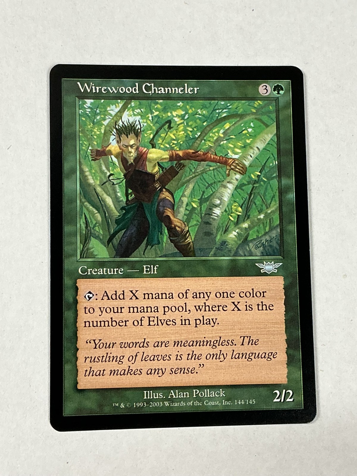 Wirewood Channeler 144/145 Uncommon Near Mint NM MJB Wirewood Channeler 144/145 Uncommon Near Mint NM MJB
