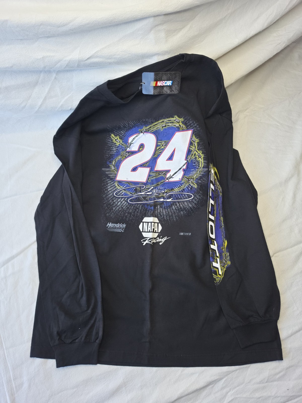Hendrick Motorsports Nascar Chase Elliot #24 NAPA Long Sleeve Shirt 