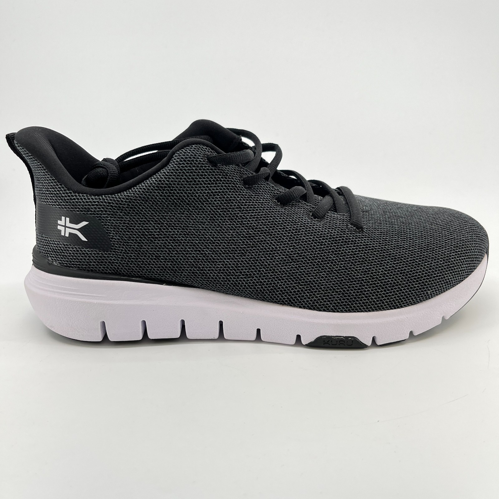 Kuru Flex Via Womens Size 10D Black Gray White Athletic Running Shoes Sneakers