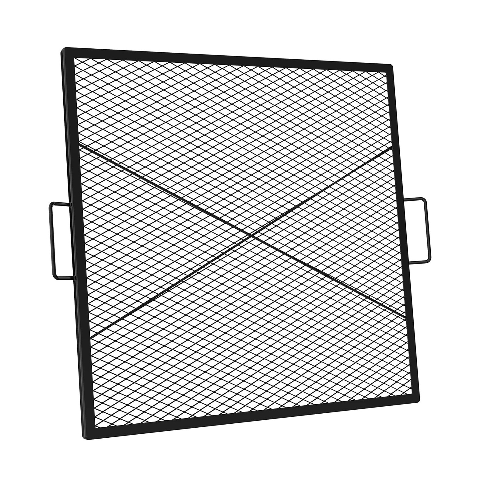 onlyfire Heavy-Duty Square Fire Pit Grill Grate Heat-Resistant Coating onlyfire Heavy-Duty Square Fire Pit Grill Grate Heat-Resistant Coating