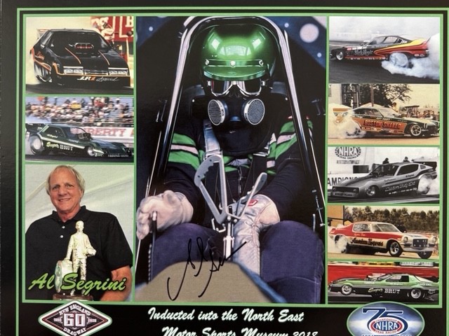 VRHTF NHRA SUPER COOL RARE SIGNED BY AL SEGRINI BRUT FUNNY CAR HAND OUT