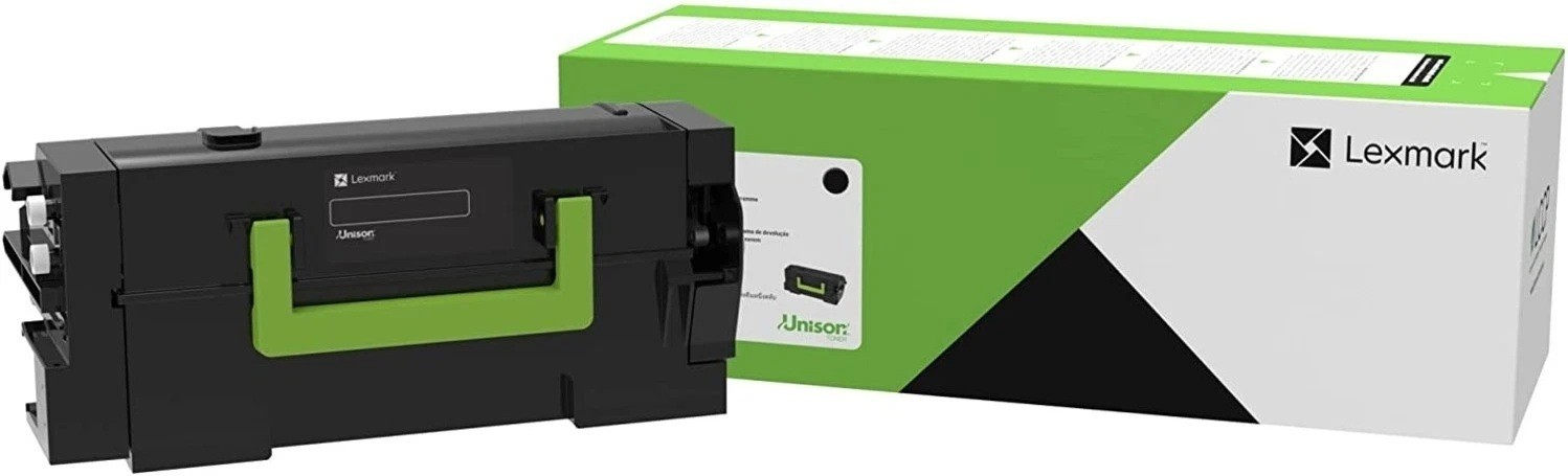 Lexmark 58D1U00 Black Toner 55K Pages MS823, 825, MX822, MS/MX725, 826
