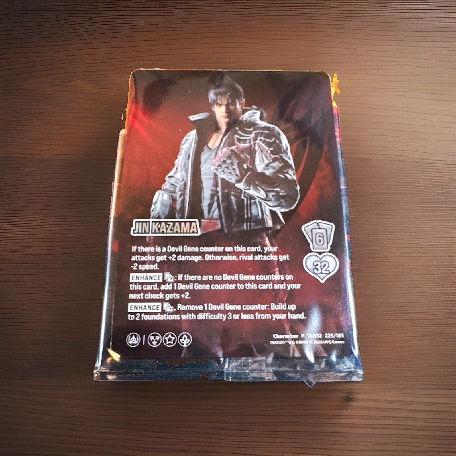 UVS Games UniVersus Tekken 8 Jin Kazama Promo Foil Character Card 225/185