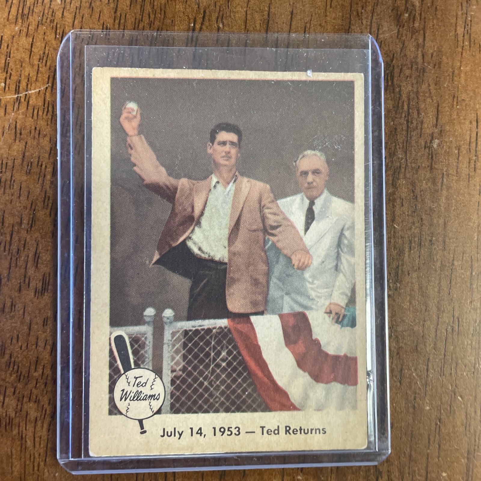 🔥1959 Fleer Ted Williams - Ted Williams, Ford Frick #48 - Vintage - HOF🔥