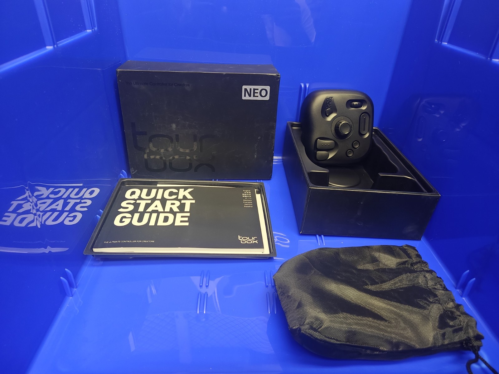 OPEN BOX TourBox Lite Video Digital Editing Controller Tested Working