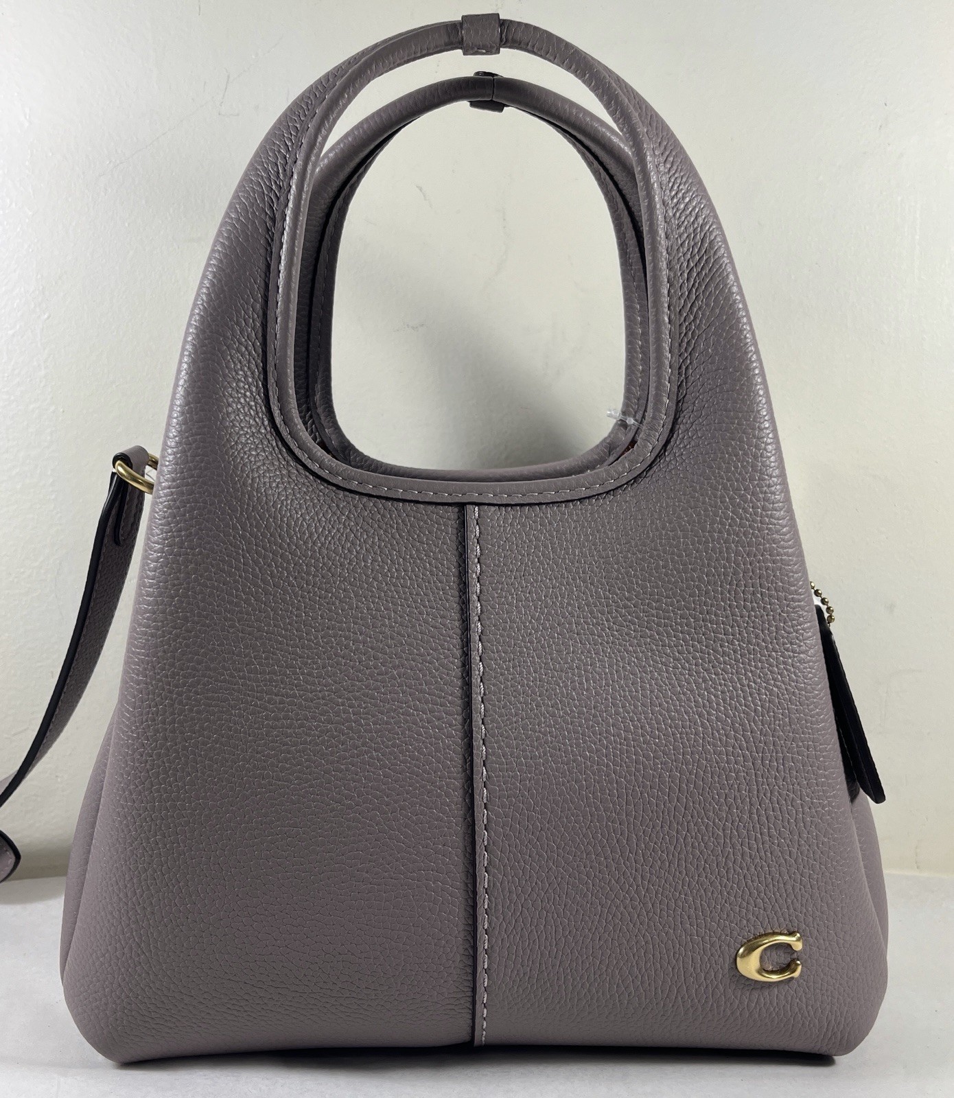 Coach Lana 23 Ash Pebbled Leather Shoulder Crossbody Tote bag