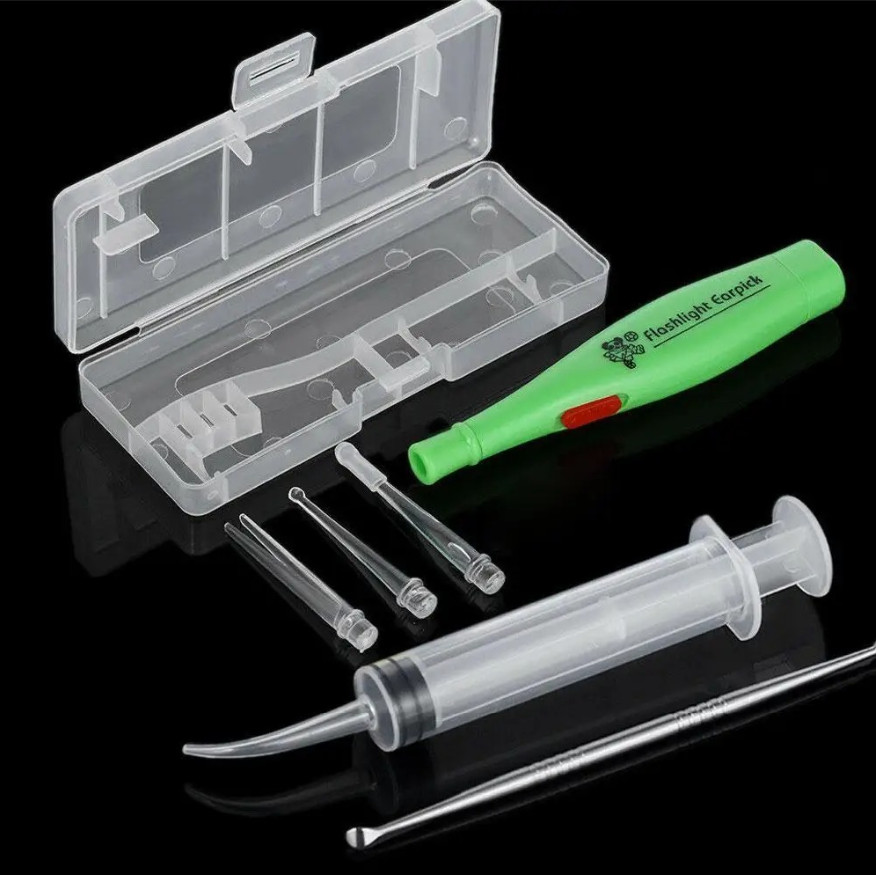 1set LED Tonsil Stone & Earwax Remover Tool with Irrigator and 3 Cleaning Tips 1set LED Tonsil Stone & Earwax Remover Tool with Irrigator and 3 Cleaning Tips