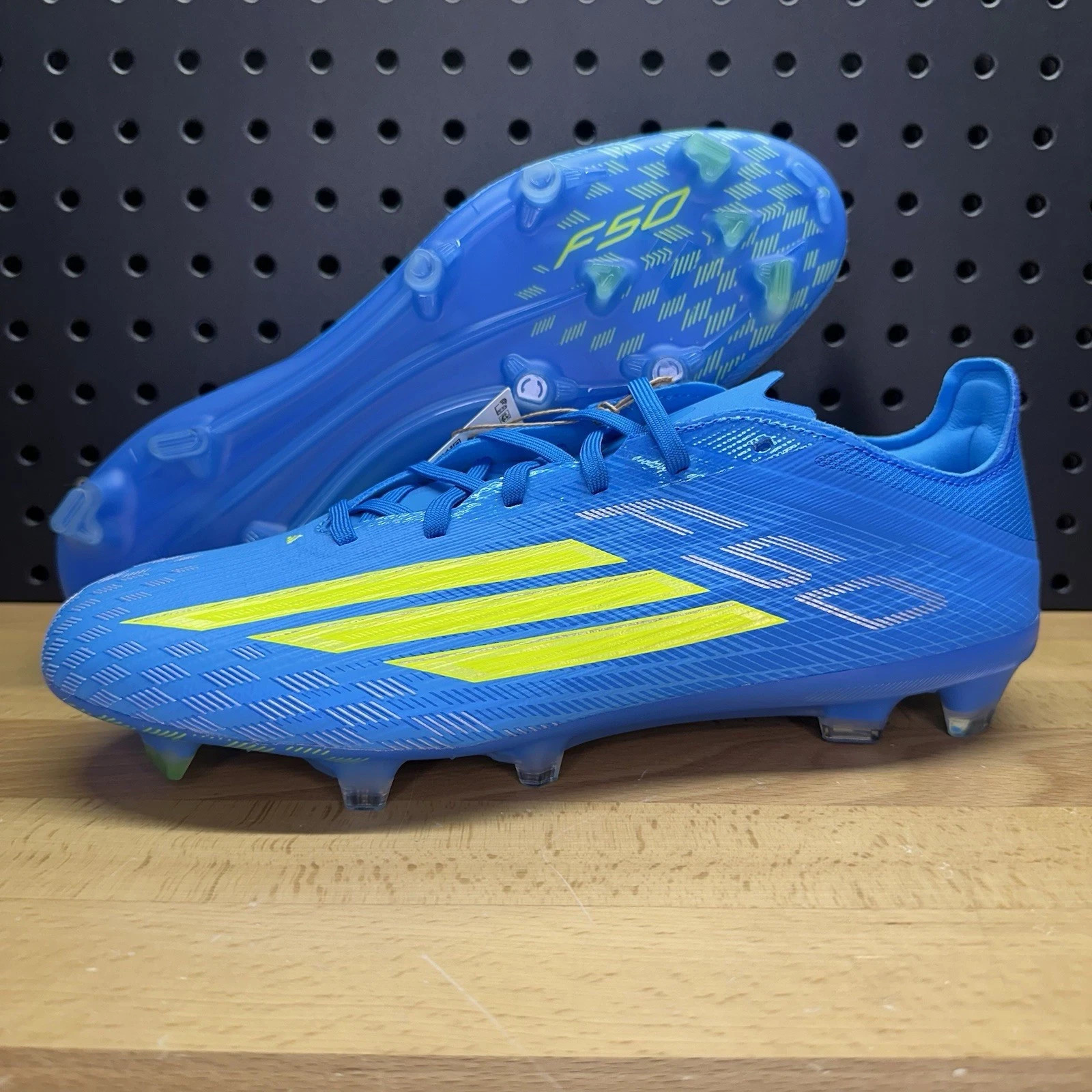 Size 10.5 - Adidas F50 Pro FG Ice Cold Precision Blue Soccer Cleats JR8950 Men’s
