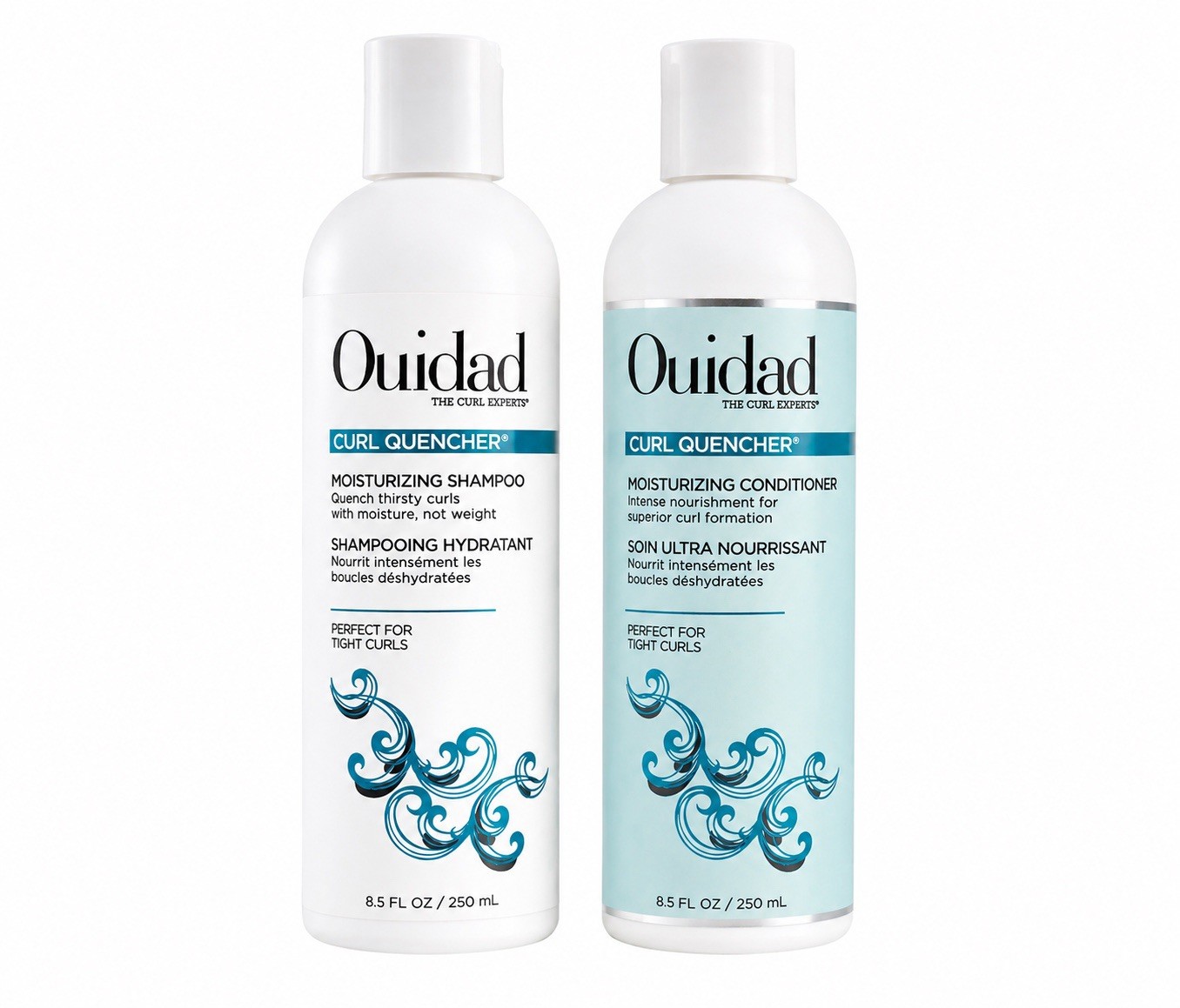 Ouidad Curl Quencher Moisturizing Shampoo & Conditioner 8.5oz Set Duo