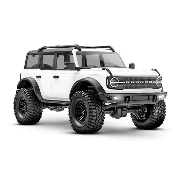 Traxxas TRX-97074-1WHT Crawler TRX97074 Ford Bronco 4x4 Brushed 1:18 Car Model