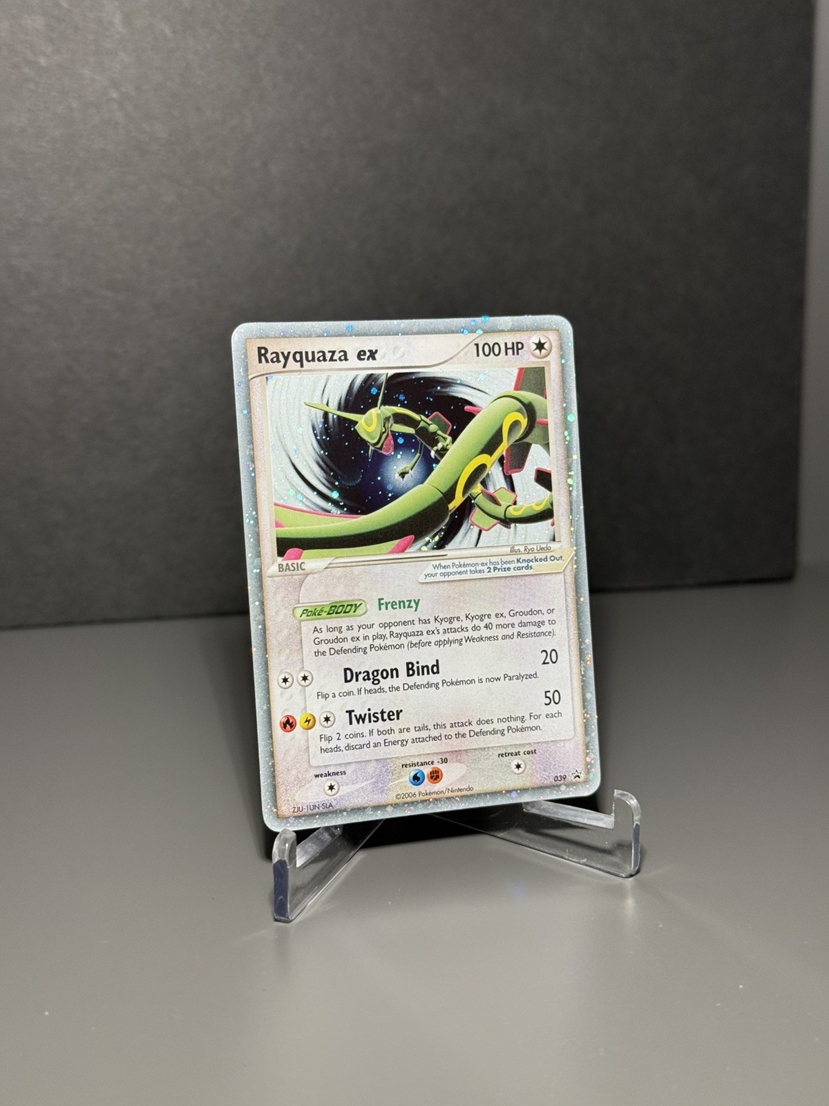 Rayquaza ex EX Collector\'s Tin #039 Promo Holo English 100 HP Pokemon TCG Rayquaza ex EX Collector\'s Tin #039 Promo Holo English 100 HP Pokemon TCG