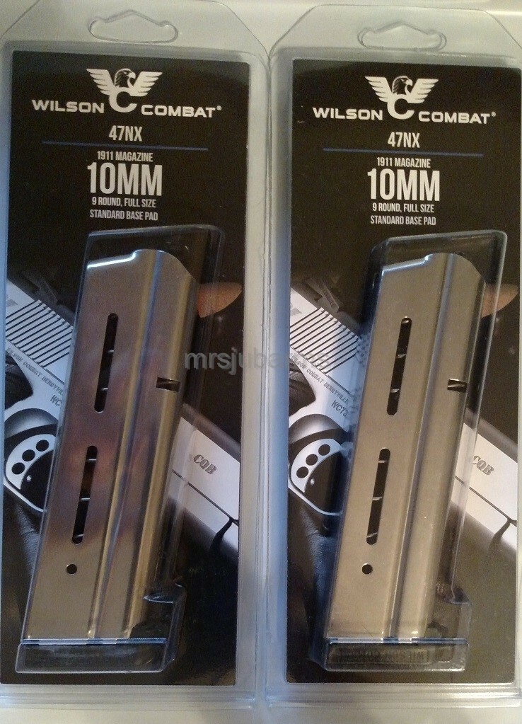 Wilson Combat 1911 10mm Magazine 9 Round Full Size #47NX - Factory NEW - QTY 2