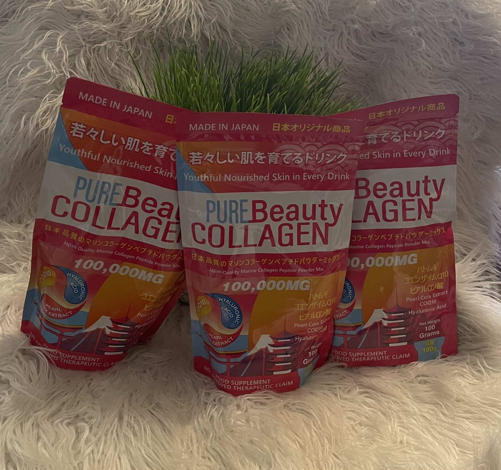 3 X Packs pure beauty collagen powder anti aging 3 X Packs pure beauty collagen powder anti aging