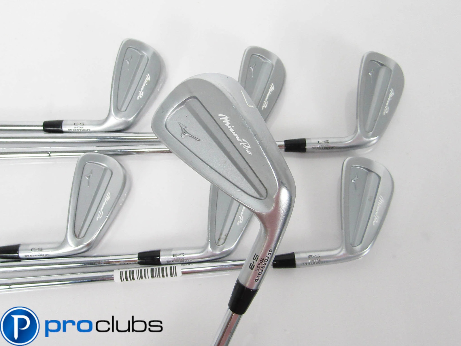MIZUNO PRO S-3 FORGED IRONS 4-PW STEEL DYNAMIC GOLD S300 STIFF #521579