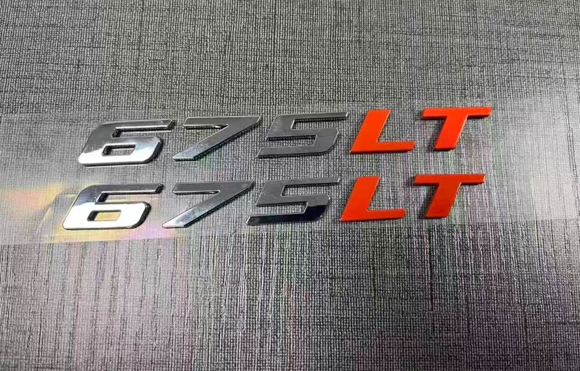 1 Pair For McLaren 675LT Side Marker Side Skirt Stickers