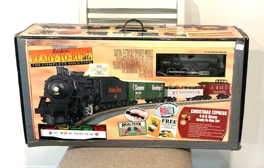 MTH RailKing 30-4051-0 Christmas Express 4-6-0 Steam Train Set O Gauge Untested MTH RailKing 30-4051-0 Christmas Express 4-6-0 Steam Train Set O Gauge Untested