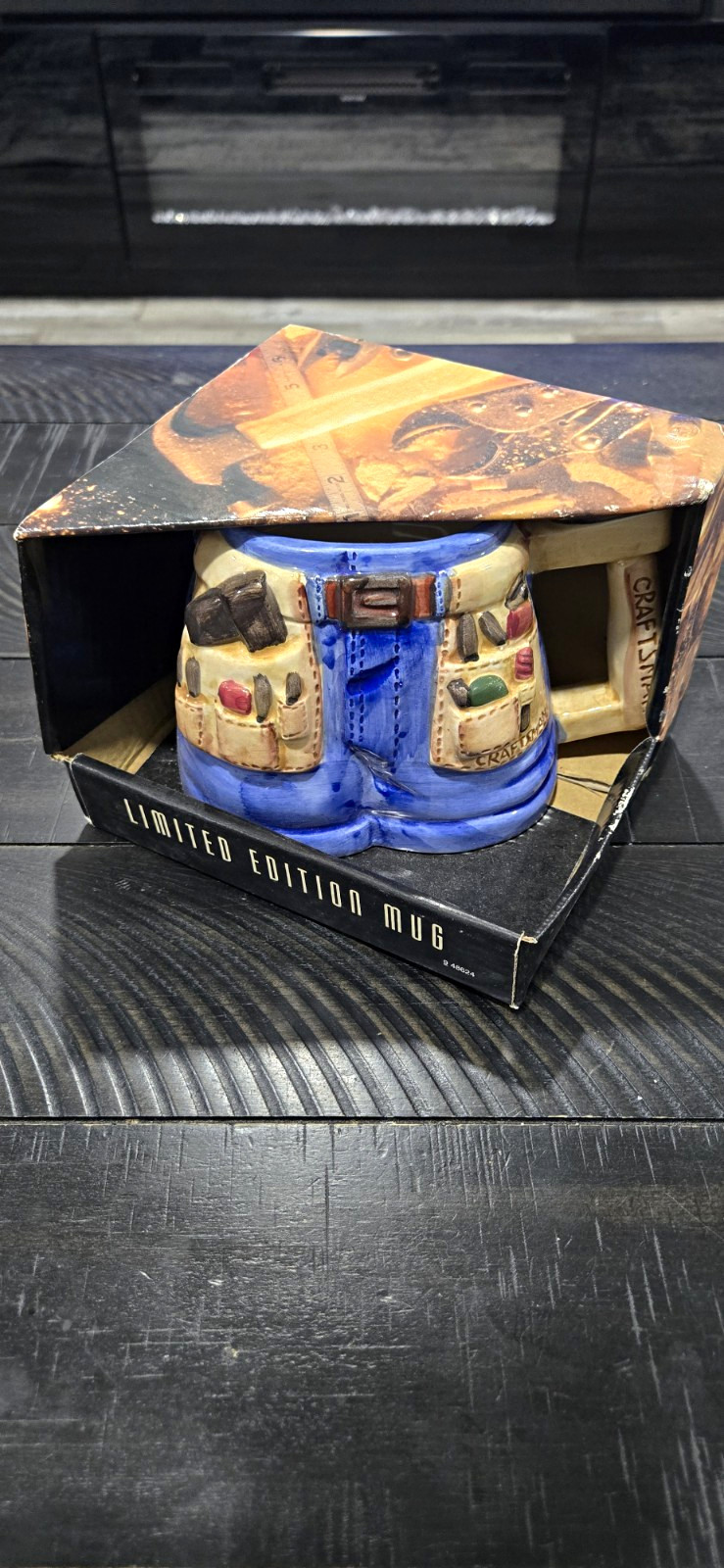 Vintage Sears Craftsman Tools Limited Edition Mug Sculpted Jeans Tool Belt New