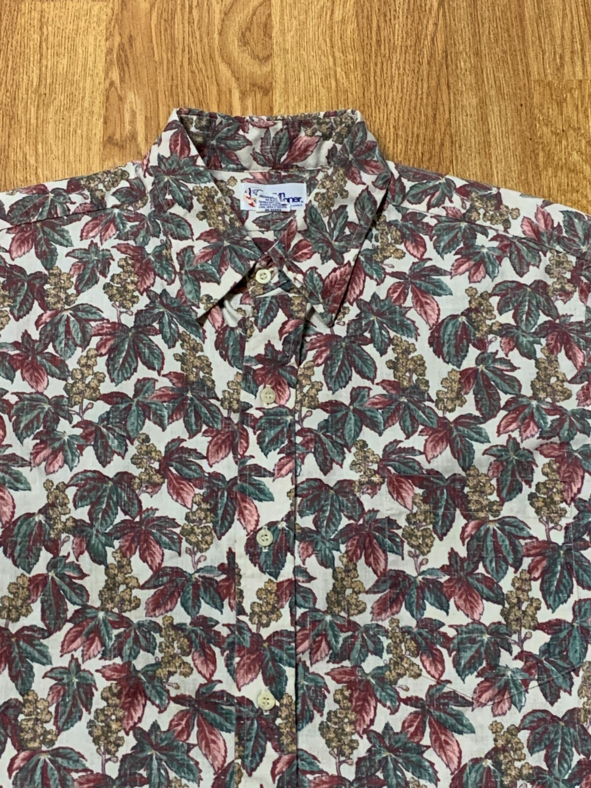 Vintage Reyn Spooner Shirt Mens Large Hawaiian Floral Tropical Vacation 90s