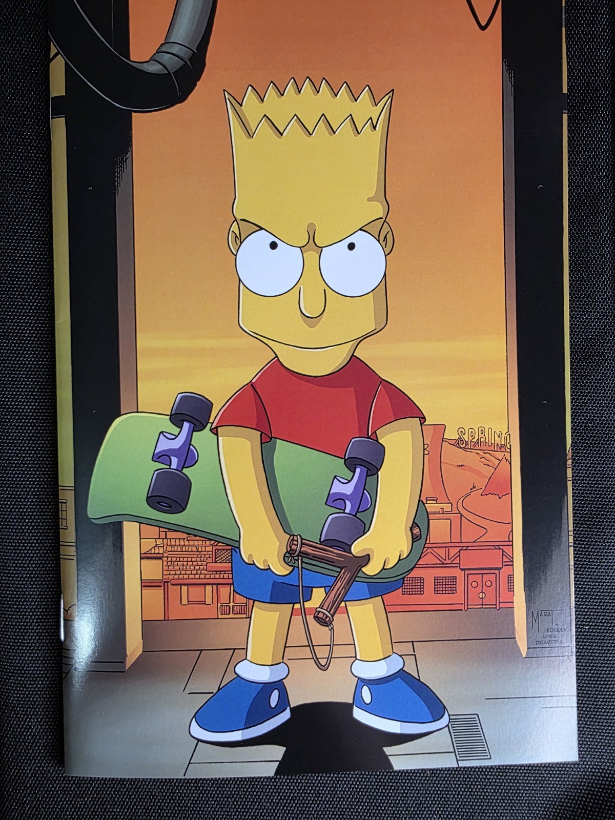 Fame Matt Groening Bartman Cvr Absolute Batman Homage SDCC Exclusive Ltd 50 COA Fame Matt Groening Bartman Cvr Absolute Batman Homage SDCC Exclusive Ltd 50 COA