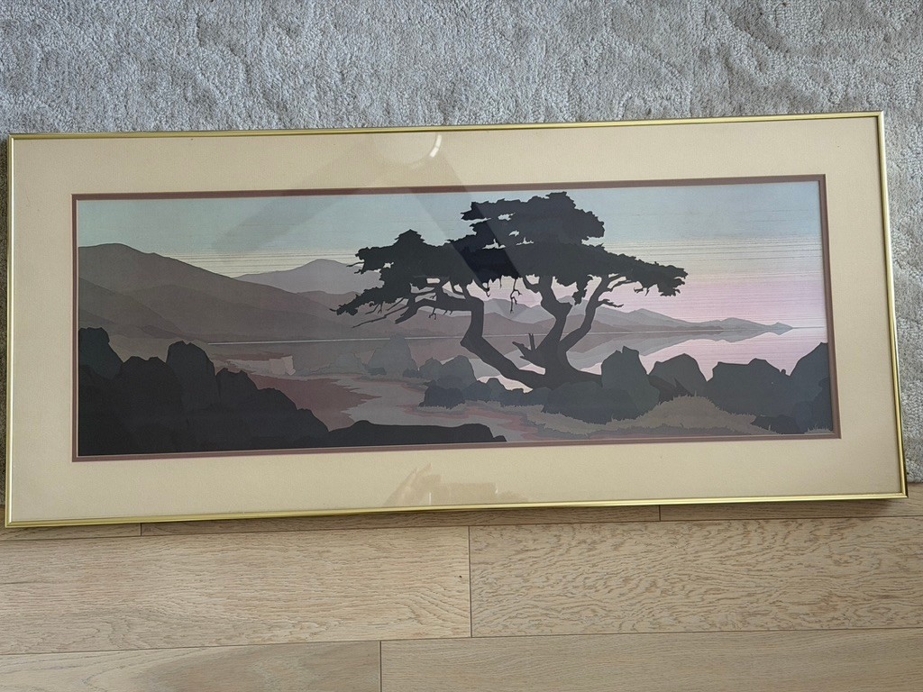 Vintage Jerry Schurr Framed Print title “Point Lobos” Vintage Jerry Schurr Framed Print title “Point Lobos”