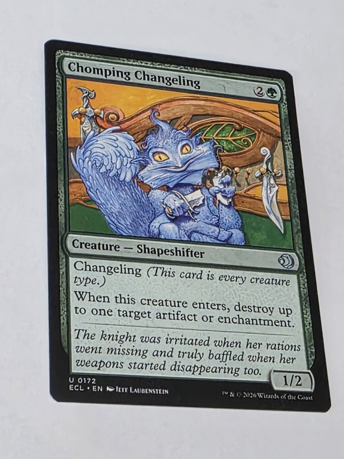 Chomping Changeling - Lorwyn Eclipsed - Regular - Near Mint/Unplayed