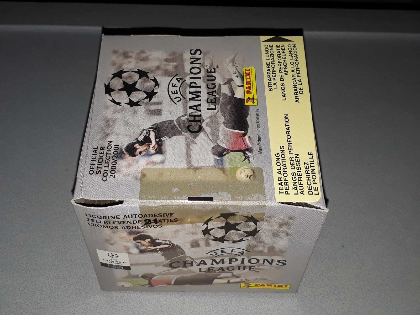 Panini UEFA Champions League 2000-01 Sticker Box (50 Pack) 