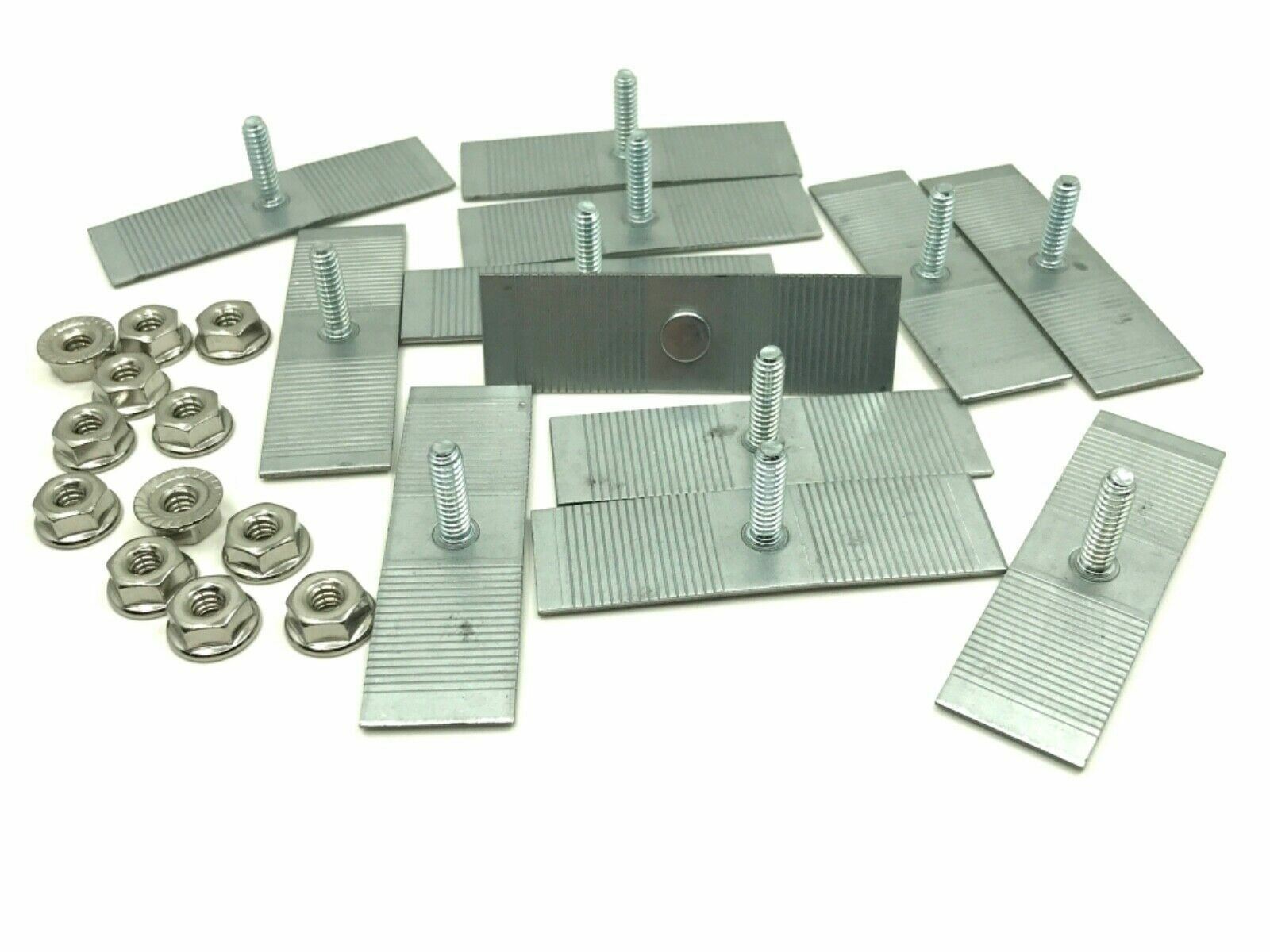1/2” - 2-1/2” Body Fender Door Belt Trim Moulding Molding bolt in 12pcs ssfl D