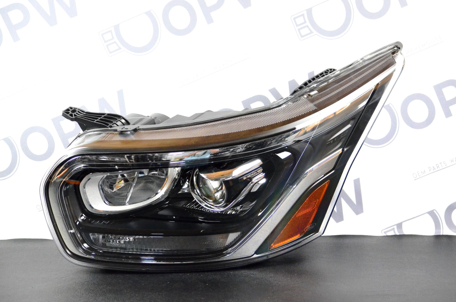 Perfect 2020-2026 Ford Transit Bi-Xenon Chrome LED Headlight Left Driver LH OEM