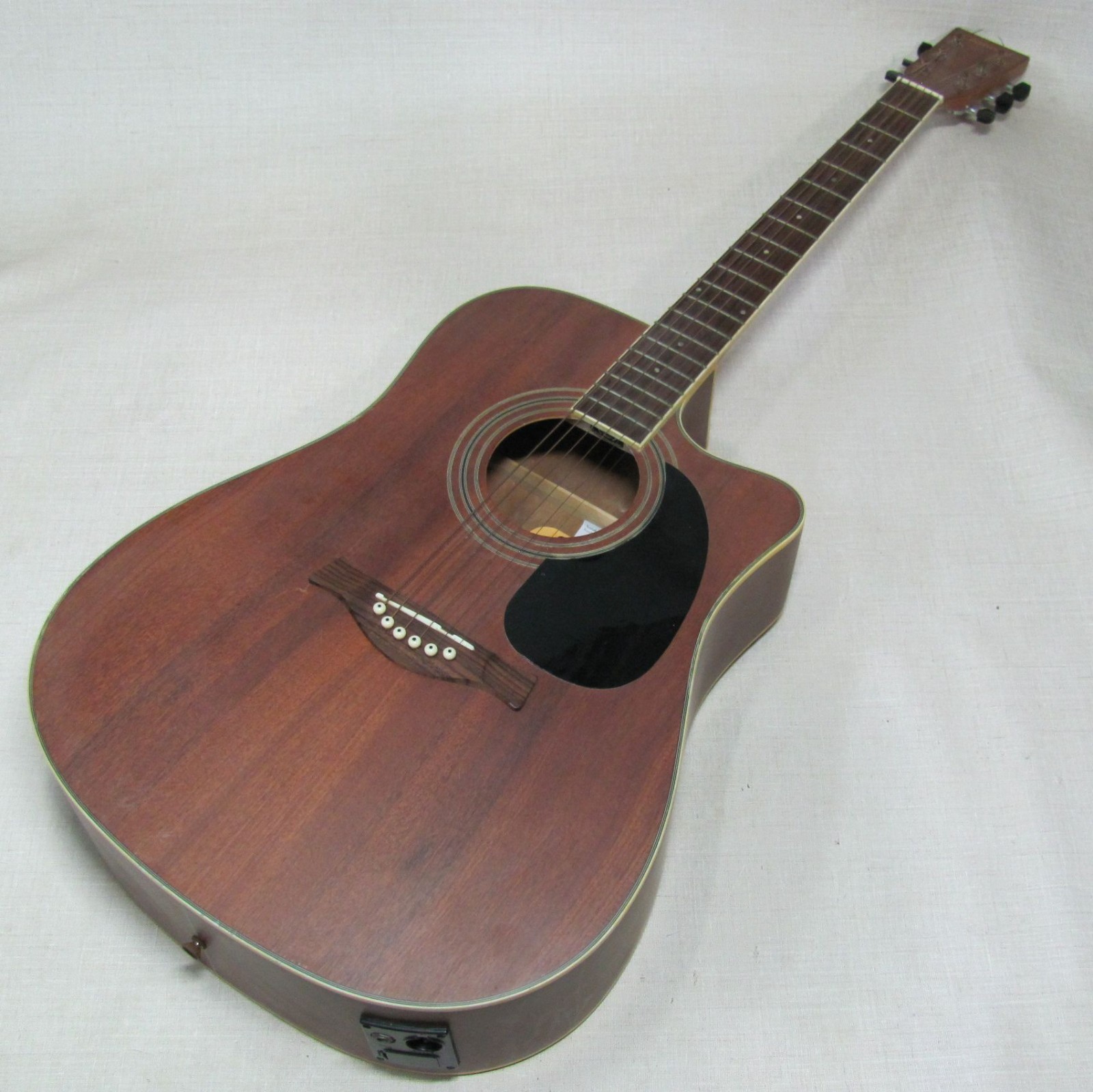 GIANNINI PERFORMANCE GF-2WS C EL ACOUSTIC-ELECTRIC GUITAR - WALNUT SATIN FINISH