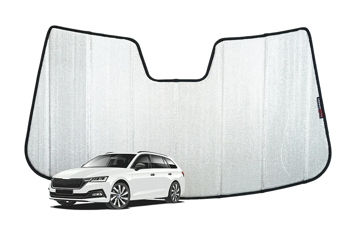 Genuine SNAPSHADES Front Windscreen Sun Shade for Skoda Octavia Wagon/Liftbac...
