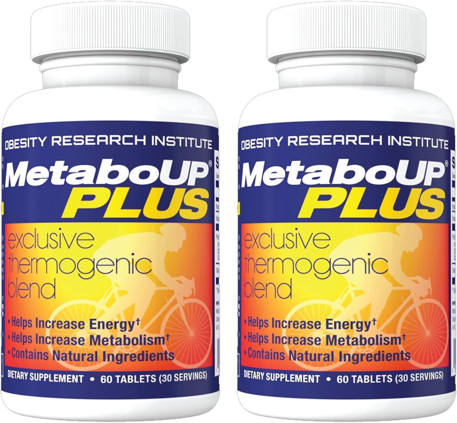 Lipozene 2Pack MetaboUP Plus Thermogenic Weight Loss Energy Booster Pills 60 Tab