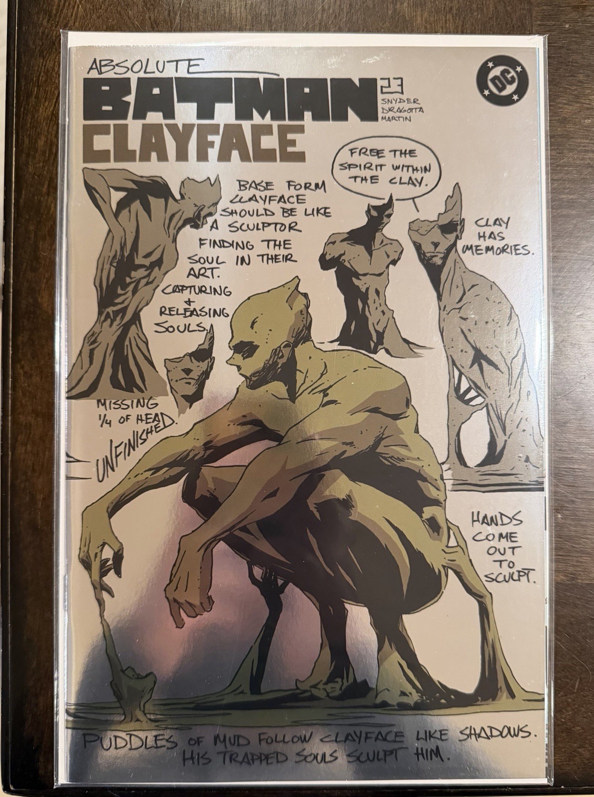 Absolute Batman #23 Felix Comic Art Nick Dragotta Design Foil (In Hand) Absolute Batman #23 Felix Comic Art Nick Dragotta Design Foil (In Hand)