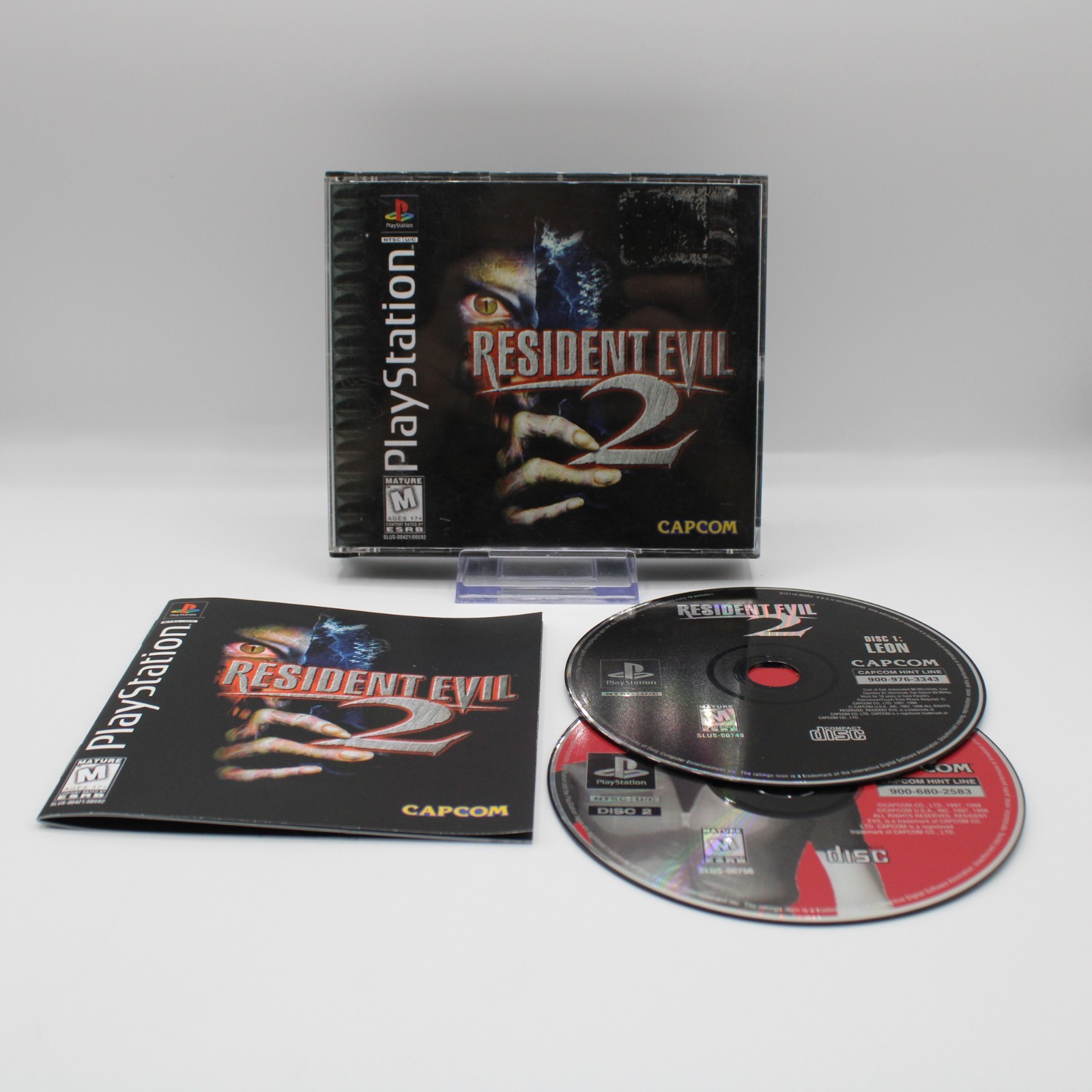 *Refurbished* Capcom Resident Evil 2 Sony (PlayStation 1, 1998) *Read Descriptio *Refurbished* Capcom Resident Evil 2 Sony (PlayStation 1, 1998) *Read Descriptio