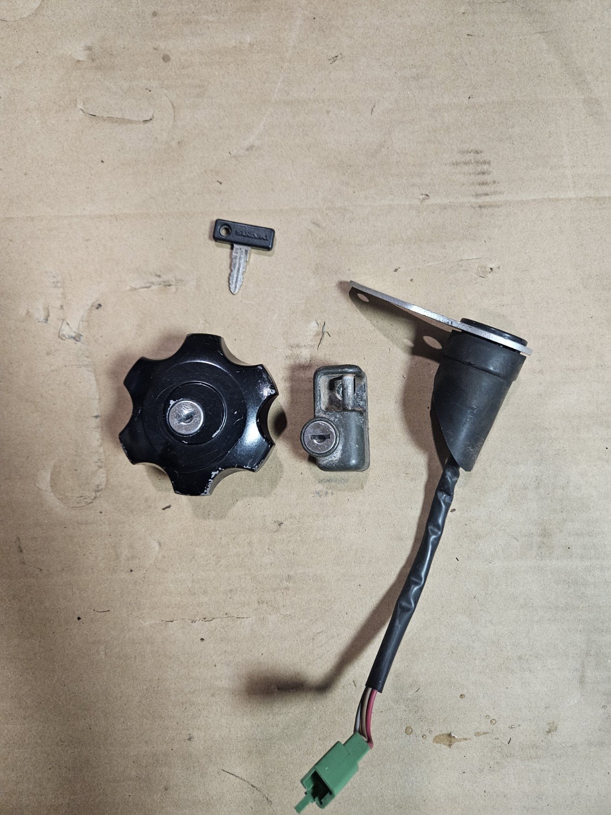 2000-2024 Suzuki DRZ400S OEM Ignition Switch Lock Key Set Electrical Genuine