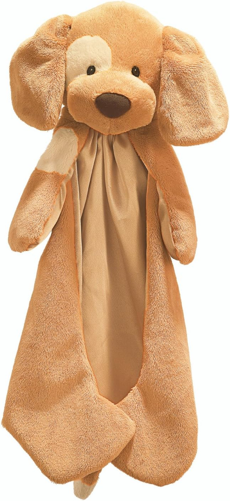 GUND Baby Spunky the Dog Huggybuddy Stuffed Animal  Baby Blanket, Brown, 15”