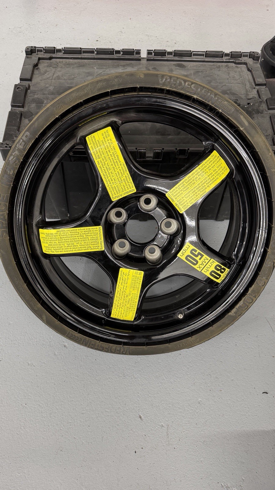 2009-2017 Audi Q5 SQ5 18x6 Spare Tire Wheel Rim Space Saver (TL)  8R0601025H