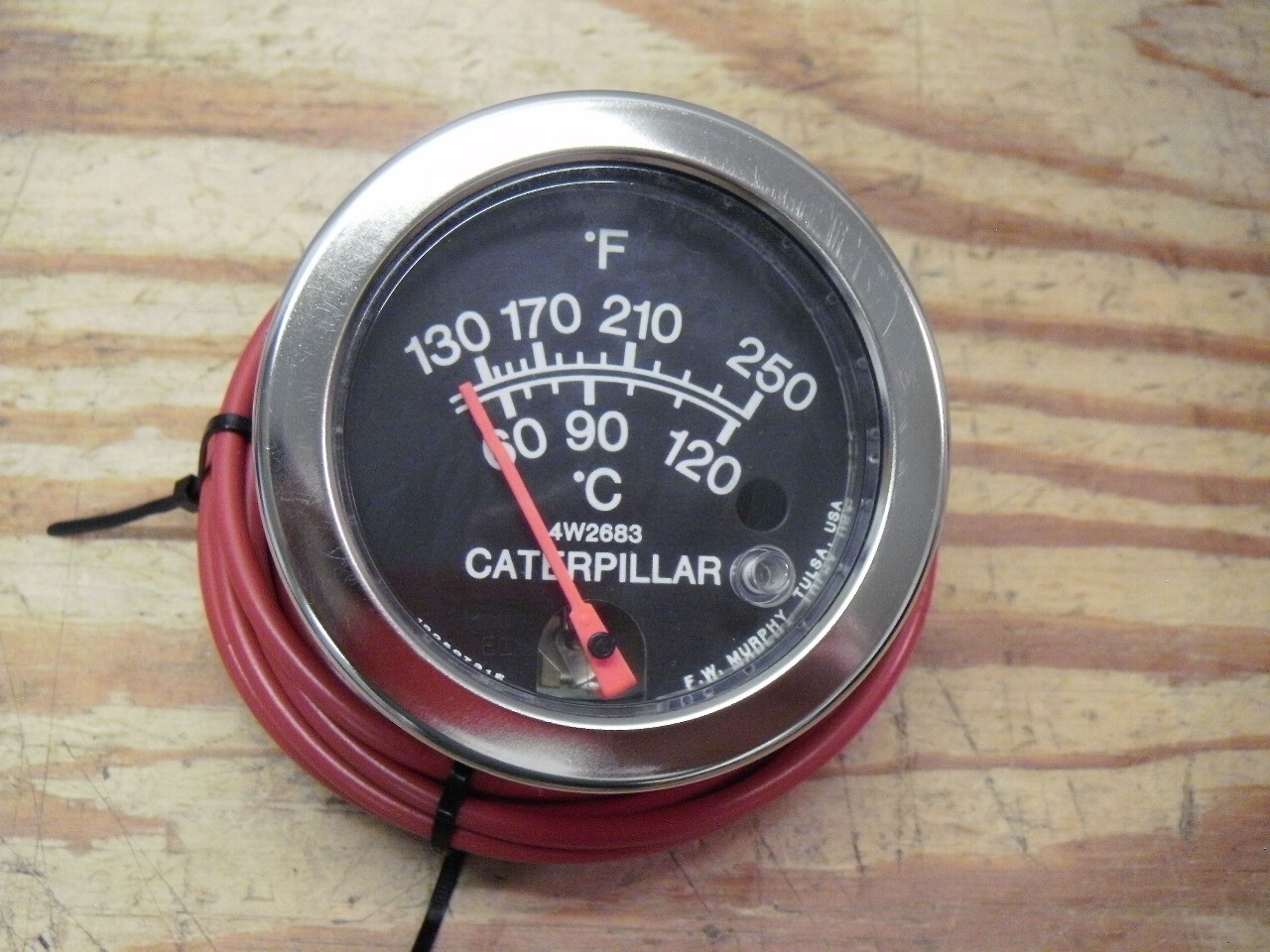 CAT Caterpillar 4W2683 Engine Oil, Coolant, Manifold Air Temp Gauge 3-1/8\ CAT Caterpillar 4W2683 Engine Oil, Coolant, Manifold Air Temp Gauge 3-1/8\