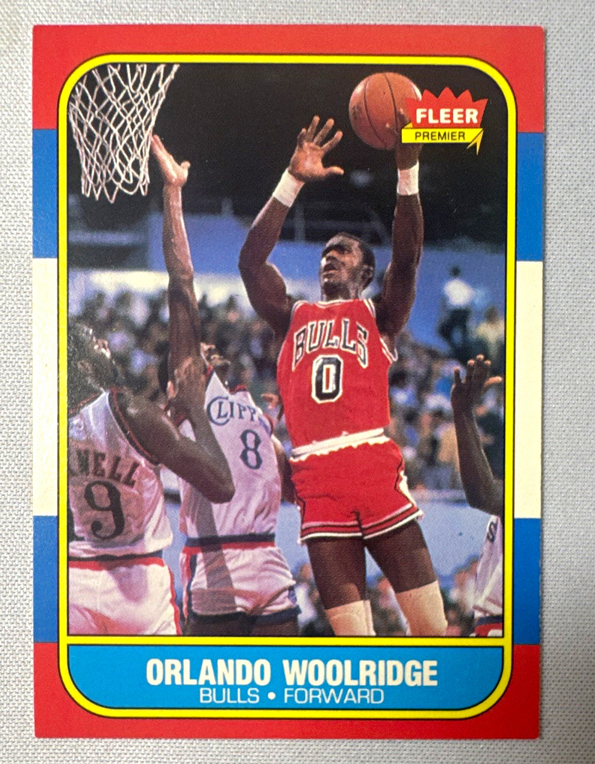 Fleer 1986-87 Fleer Orlando Woolridge Chicago Bulls #130 Base Set Basketball Fleer 1986-87 Fleer Orlando Woolridge Chicago Bulls #130 Base Set Basketball