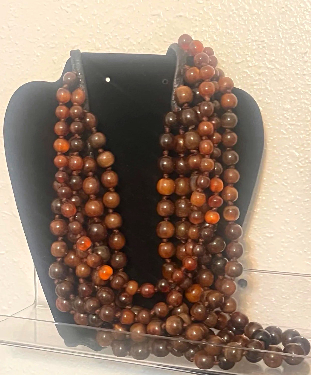 Gerda Lynggaard Monies Bone Horn Haute Couture Runway Beaded Necklace
