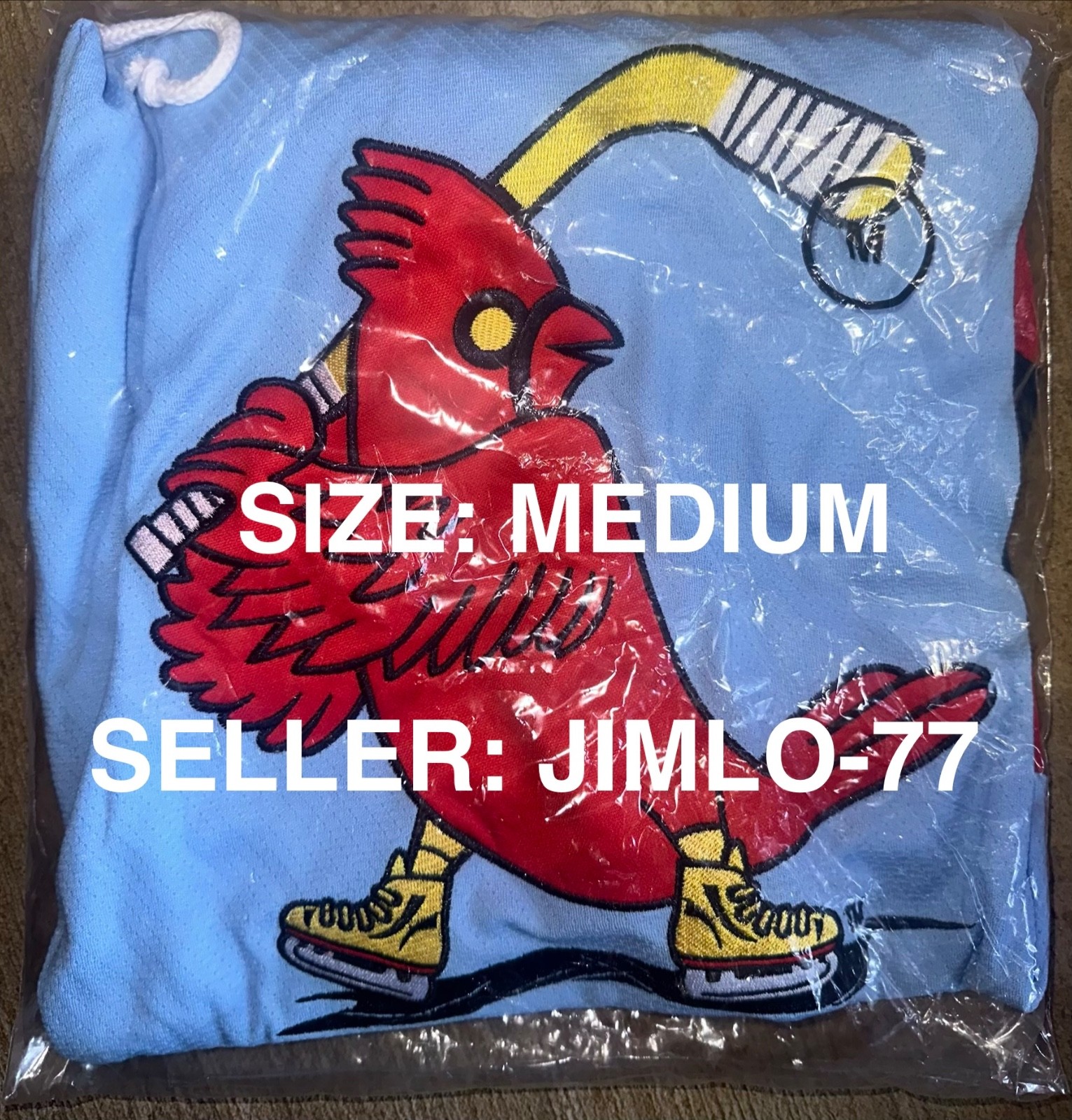CARDINALS HOCKEY JERSEY 2026 EDITION MEDIUM 9/18/26 SGA EMBROIDERED ST. LOUIS CARDINALS HOCKEY JERSEY 2026 EDITION MEDIUM 9/18/26 SGA EMBROIDERED ST. LOUIS